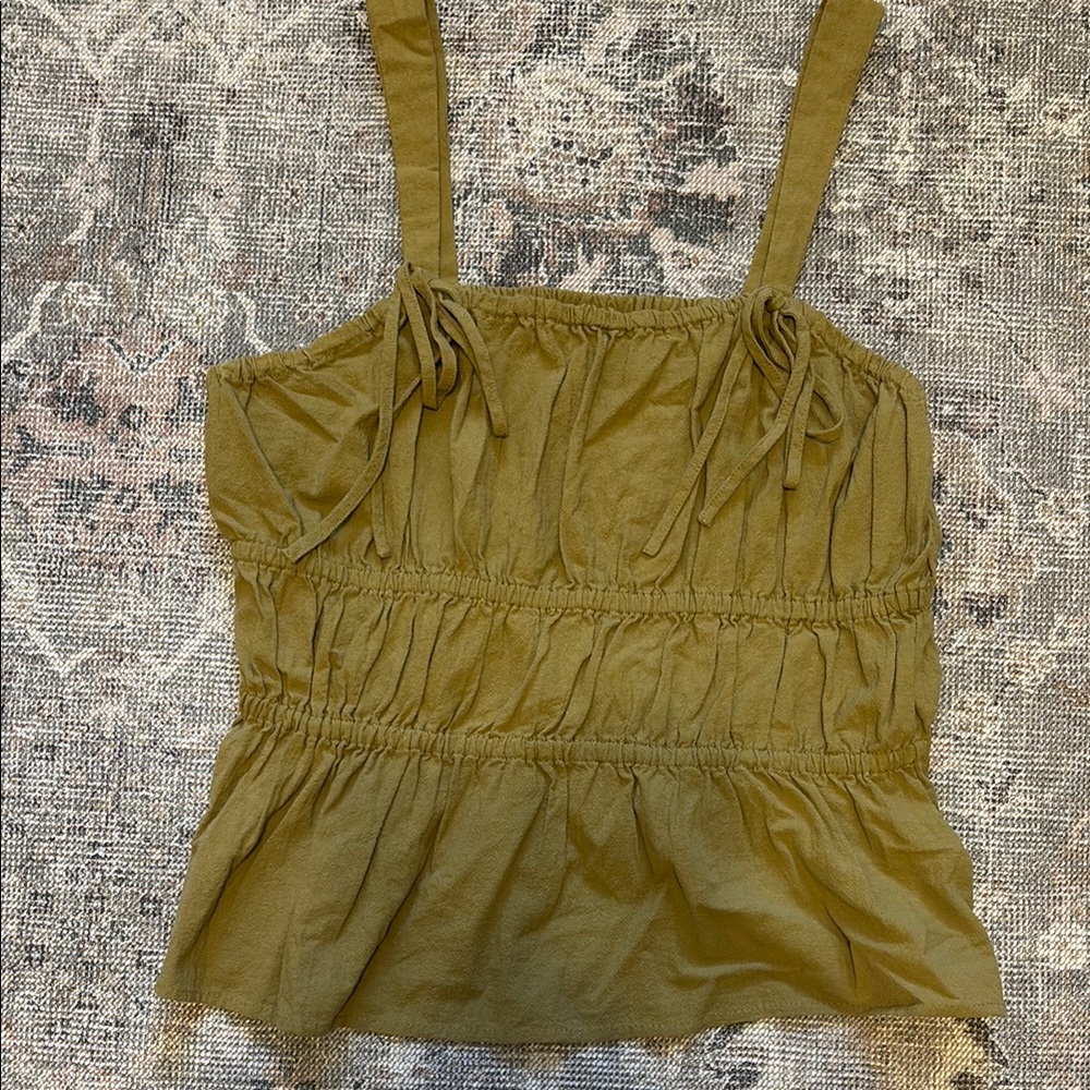 Universal Thread Olive Green Women's Tank Top